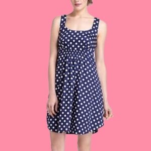 ANTHROPOLOGIE Vanessa Virginia polka dot babydoll dress